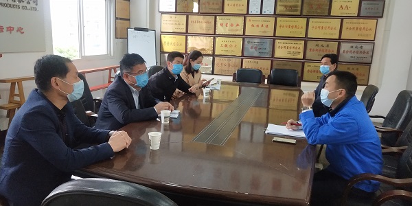 省督查組鄭處長一行領(lǐng)導來湖北昌利公司調(diào)研 省督查組鄭處長一行領(lǐng)導來湖北昌利公司調(diào)研